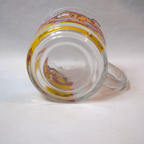 Vintage 1978 McDonalds Garfield Glass Coffee Mug Cup Promotion Give Away - Picture 6 of 6